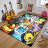 Cute P0kem0n Eevee Fusion Pattern Carpet Home Large Area Rug Bedroom Living Room Sofa Study Non-slip Mats Gift Next Day Shipping