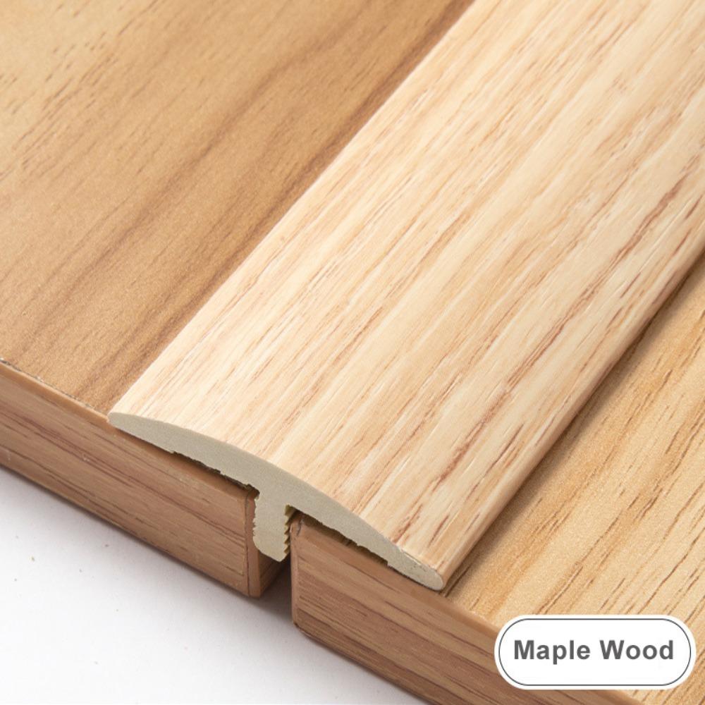 Durable Carpet To Tile Floor Transition Strip T-Molding Self Adhesive Threshold Cover Cuttable Waterproof Divider Strip Doorway