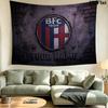 Custom Name Bologna FC2 Printed Tapestry – Wall Hanging for Bedrooms, Dorms, and Home Decor