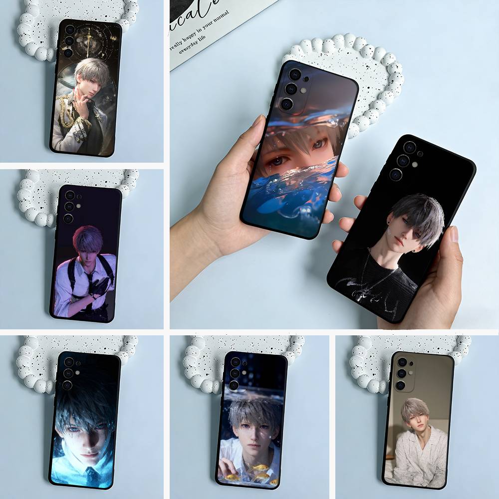 Love- and- Deepspace&Xavier Soft Silicone Case for Samsung S25, S24, S21, S22, S23, S30, Ultra, S20, Plus, FE, Lite-Black
