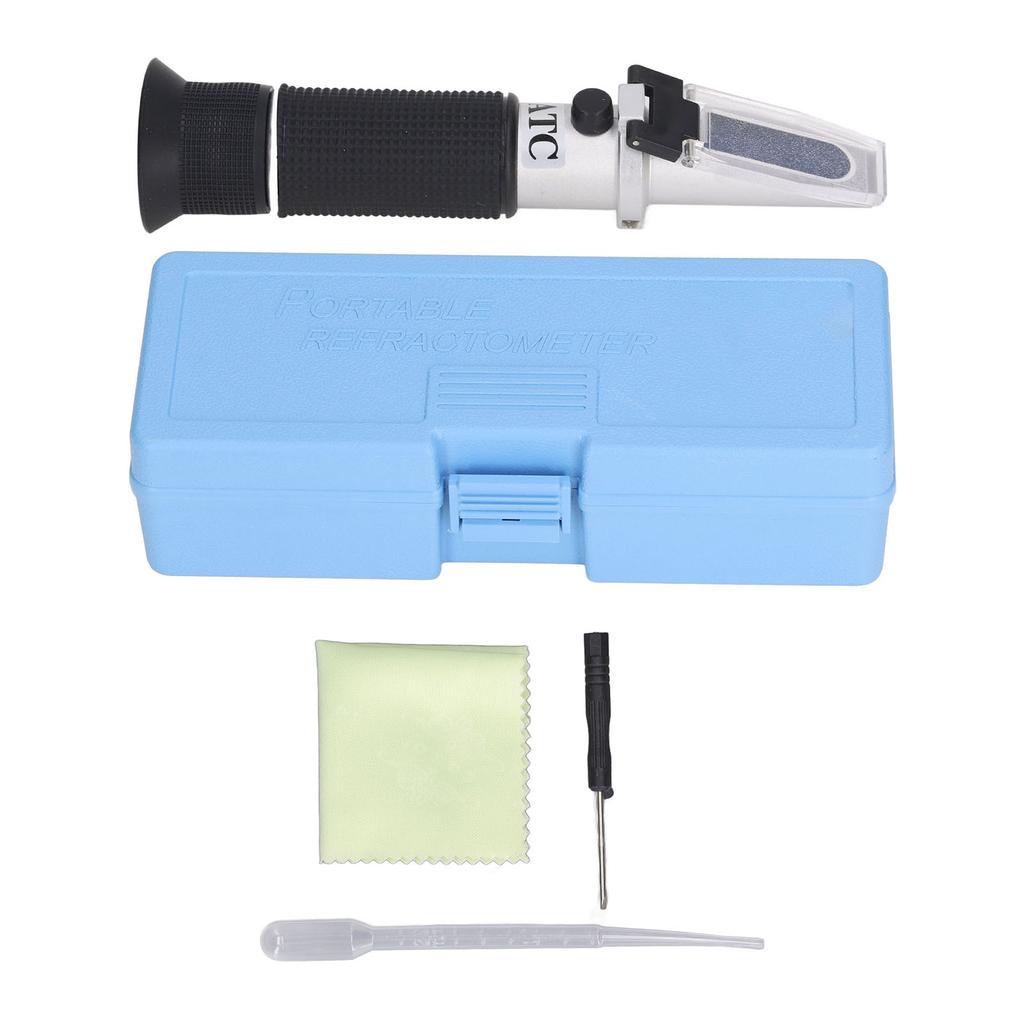 0‑32percent  Brix Meter Tester Refractometer Portable Handheld ATC Sugar Refractometer for Beverages