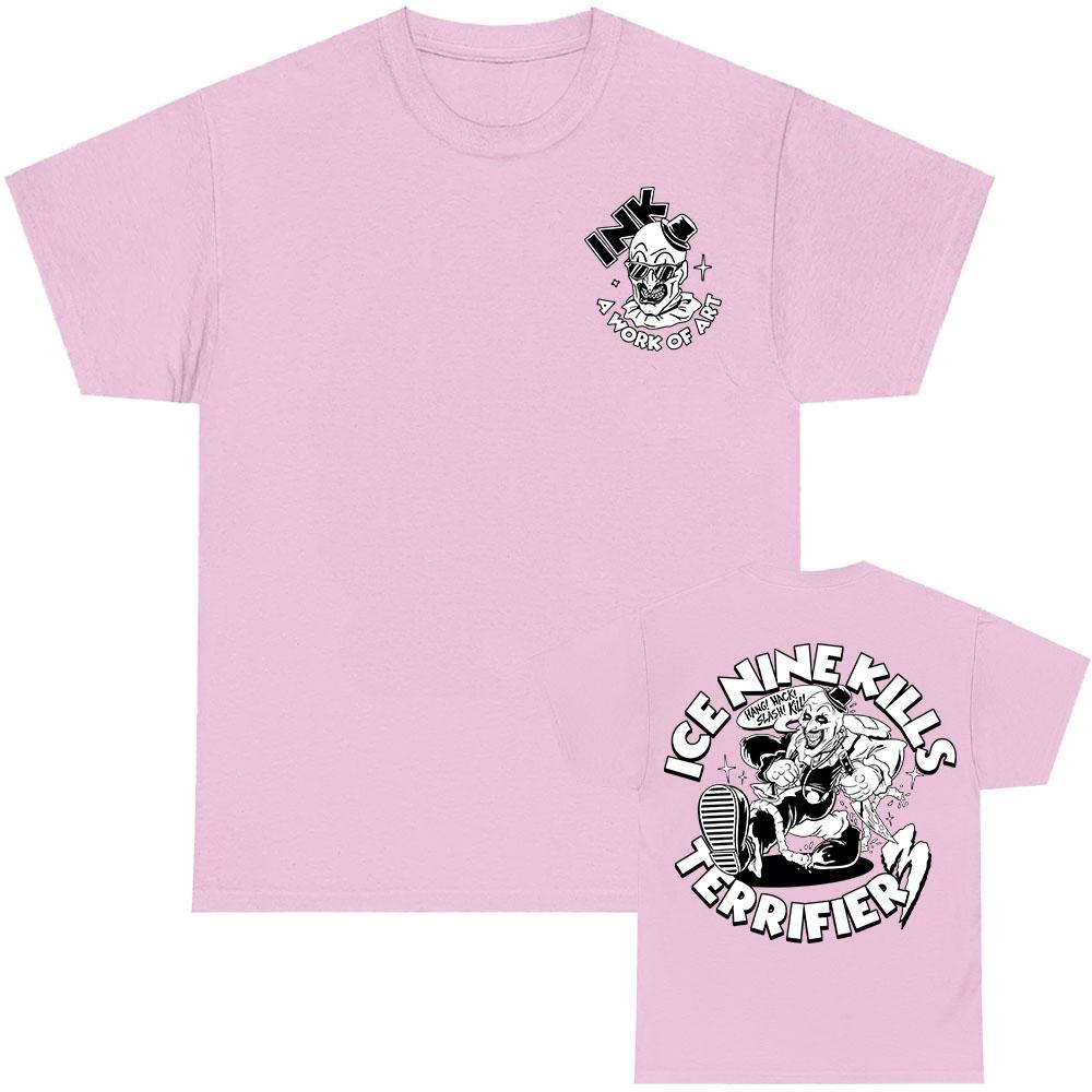 A Work of Art INK T-shirt Grunge Ice Nine Kills Tshirts Short Sleeve O-neck Cotton T Shirt for Male Unisex Streetwear Graphic Tee