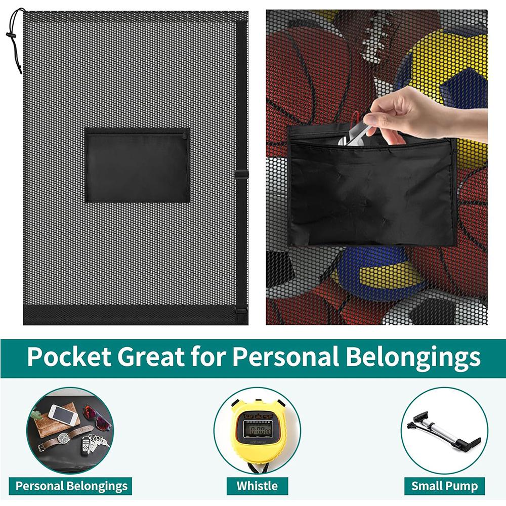 40" X 30" Extra Large Soccer Ball Bag For Holding Basketball, Volleyball, Etc