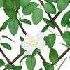 Climbing Grid with Artificial Ivy Expandable Green 186 x 30 cm