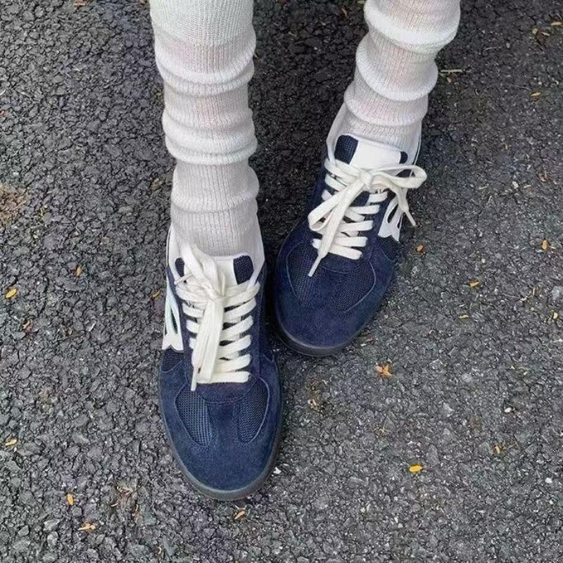Fashion Ladies Shoes 2024 New Mixed Colors Women's Vulcanize Shoes Autumn Outdoor Walking Women Sneakers Lace Up Ladies Casual Sneakers