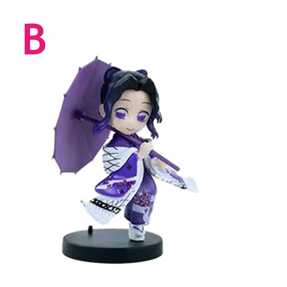 Plum Rain Series  Tanjiro Kamado Nezuko Anime Animation Figurine Creative Statue Model Ornament Surprise Present