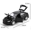 1/24 HONDA CIVIC TYPE R Alloy Sports Car Model Diecast & Toy Vehicle Metal Racing Car Model Sound and Light Collection Kids Gift