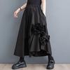 Hoge Taille Lente Zomer Casual Losse Lange Vrouw Rok