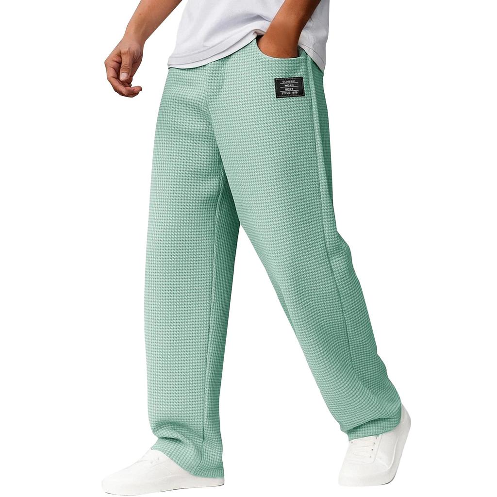 Men's Solid Color Loose Sweatpants Men's Casual Fashion Sweatpants