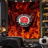Wall Hanging Tapestry Blackburn Rovers Football Print Cloth for Living Room Bedroom Home Decor
