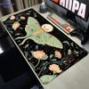 Elegant Longtailed Moth Mouse Pad Desk Mat With Stitched Edge Xxl Mousepads Rubber Antislip Gamer Keyboard Rug Gaming Mats