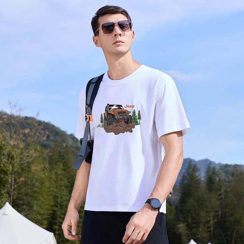 JEEP Men's Summer Short-Sleeve T-Shirt