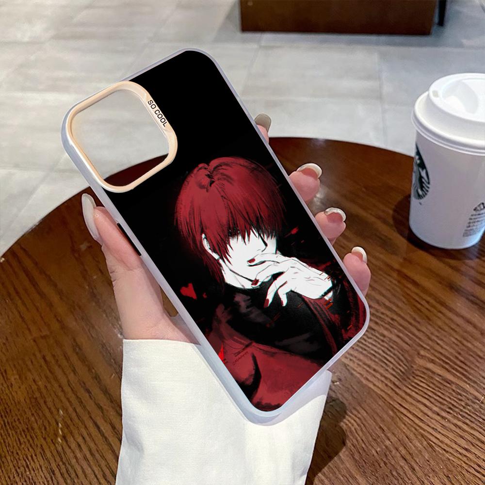 

Scarletella homicipher Y2k game man Phone Case Gradient IMD Colorful Silver Suitable case for iPhone17 16 15 14 13 12 Pro Max iPhone 14