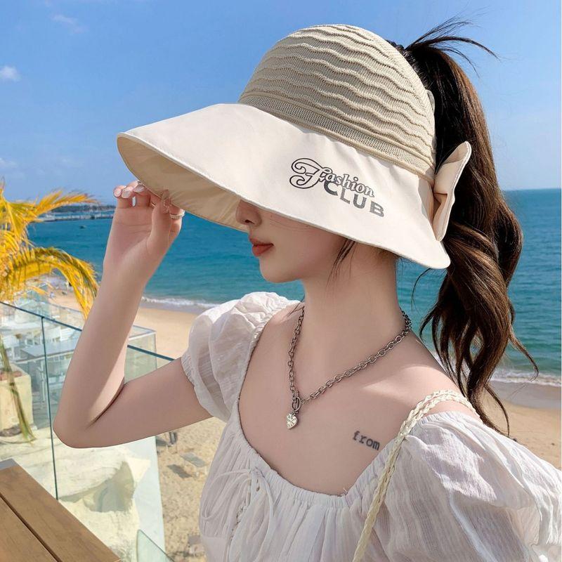 

Air Top Summer New Arrival Women s Fashion Sun Protection Hat Big Brim Face-Covering Easiest for Match Casual Spring Sun Hat Breathable Sun Hat Beige All yards