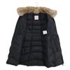 MONCLER [Good Condition] HIRONDELLE Down Jacket with Fur Collar coat O blackUsed