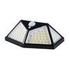 2 Pack Outdoor Solar Lamp 100 Led Lighting Motion Sensor Wall Light