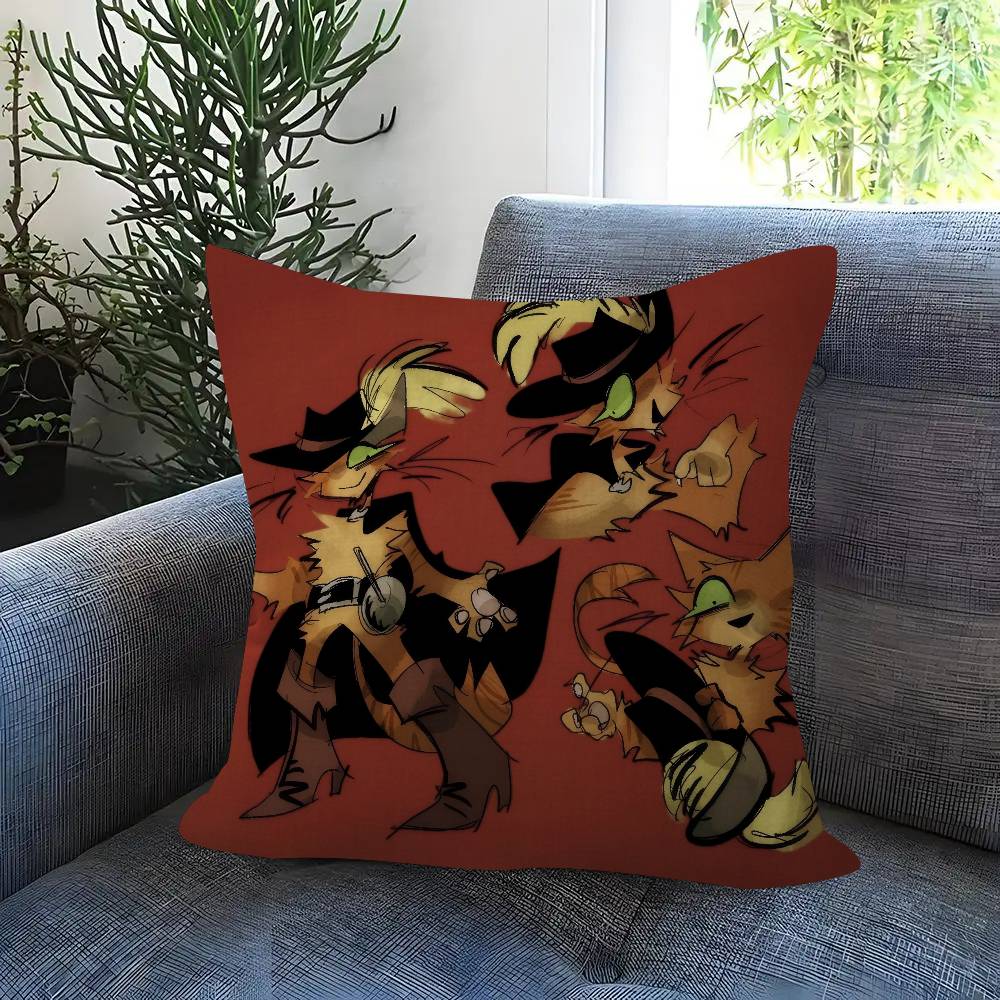 Movie P-Puss Anime In B-Boots Cushion Cover Pillow Cover Decor Pillowcase Printed Cushion Case For Couch