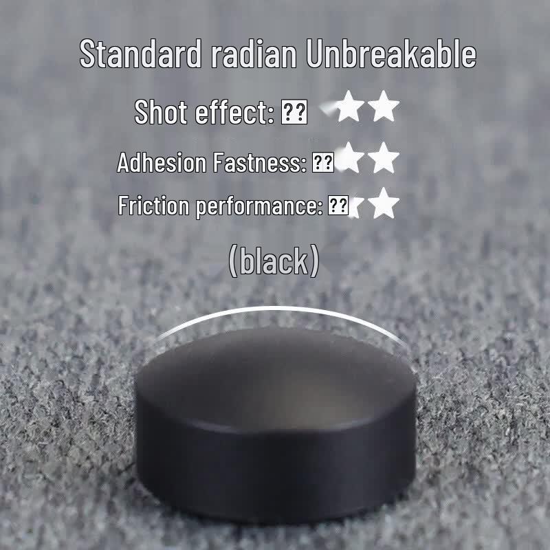 Fengyi 14mm Black Crystal Billiard Cue Tips (50 Pcs)