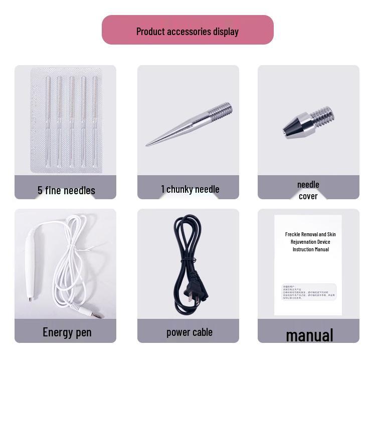 Park Si-yeon Laser Freckle & Mole Removal Pen for Home and Salon Use – Tattoo & Eyebrow Removal Device