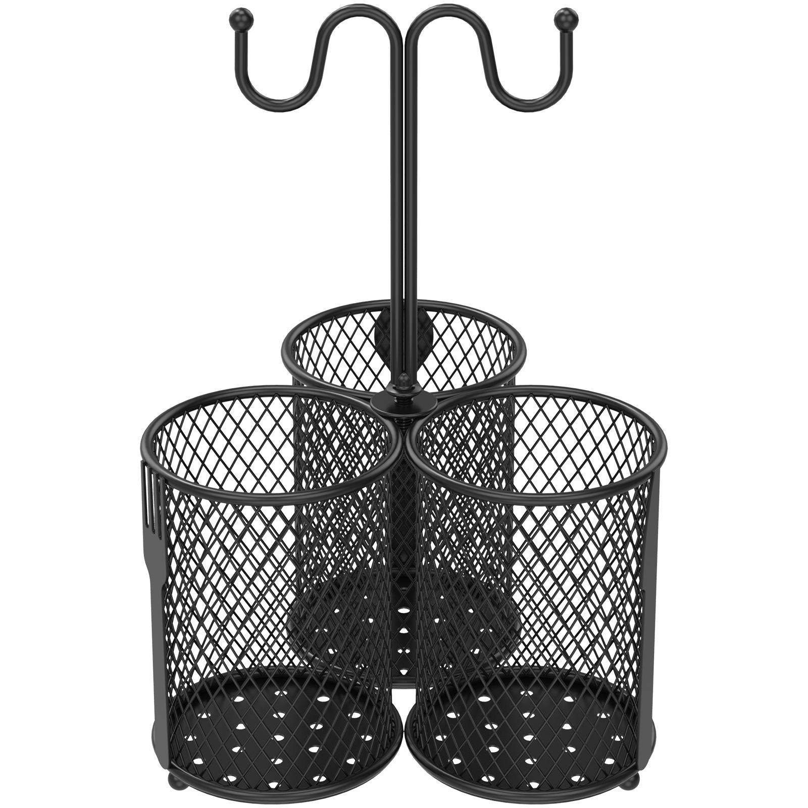 

Многофункциональный держатель для хранения утвари, вращающийся на 360°, металлический держатель для палочек для еды, ложек, сушилок, столовых приборов, ножей для сливных полок, кухонных принадлежностей