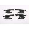 For SsangYong Torres (J100)   Carbon Fiber Style Door Handle Bowl Cover Cup Cavity Trim Ert Catch Molding Garnish