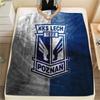 Lech Poznan Flannel Blanket, High quality Comfortable for All Seasons, Home Decor, Warmth and Comfort