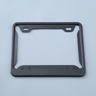 Motosiklet Karbon Fiber Plaka Çerçevesi Plaka Kapak Koruma İspanya Moto Evrensel Paslanmaz