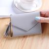 Chic Mini Women's Tassel Wallet - Japanese/Korean Style