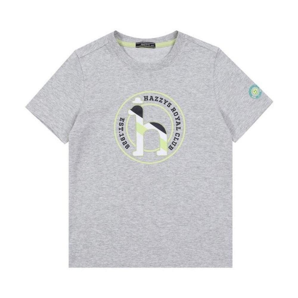 

Футболка Hazzys Kids с большим логотипом hTm72Tr10g Моя Melange Grey/155