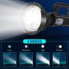 Portable light outdoor LED Rechargeable spotlight handheld holder light high-power waterproof USB  strong light searchlight