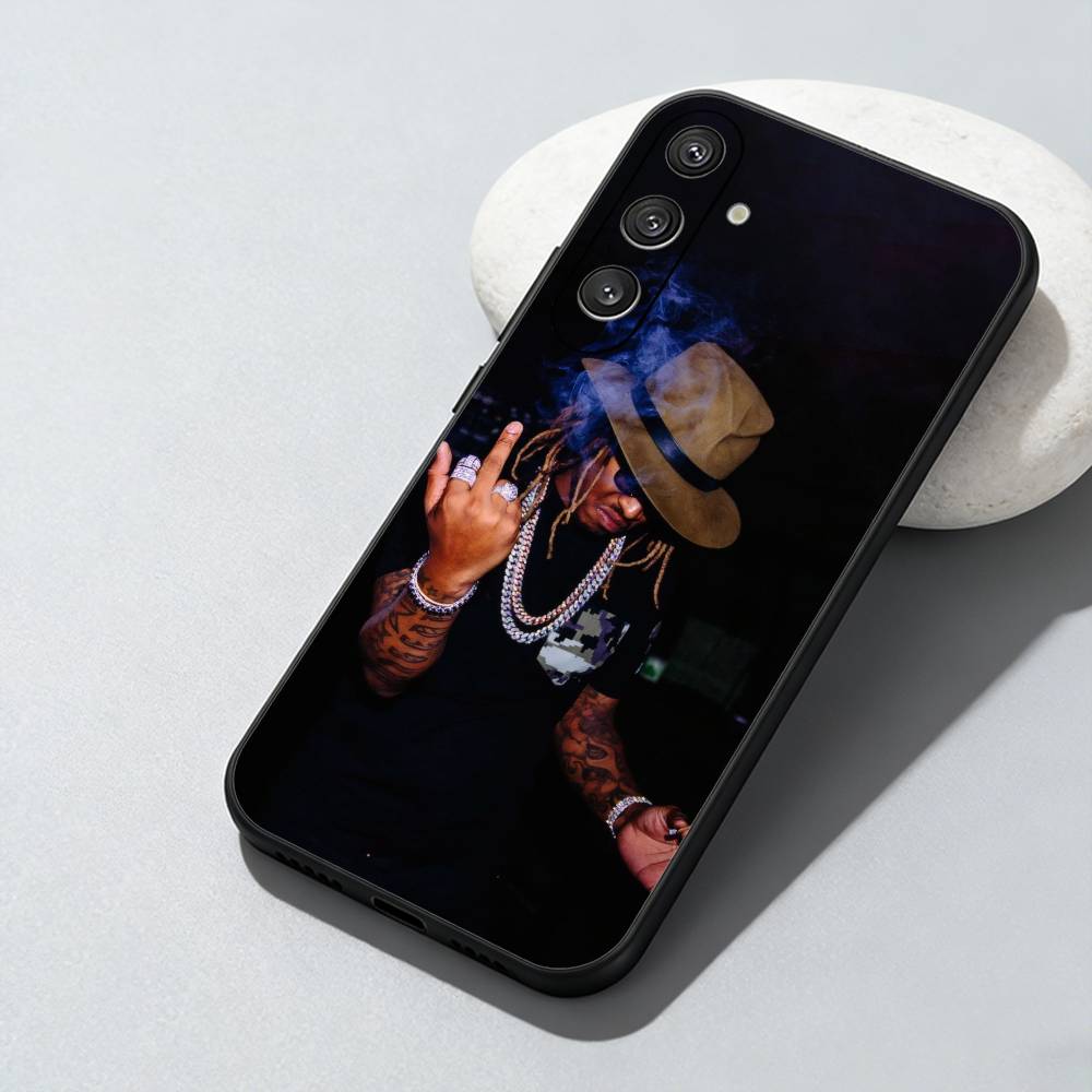 F-FuturES Rapper Pluto Phone Case For Samsung Galaxy A73,A72,A71,A70,A52,A51 Others Soft Black Cover Samsung a50 30s 50s