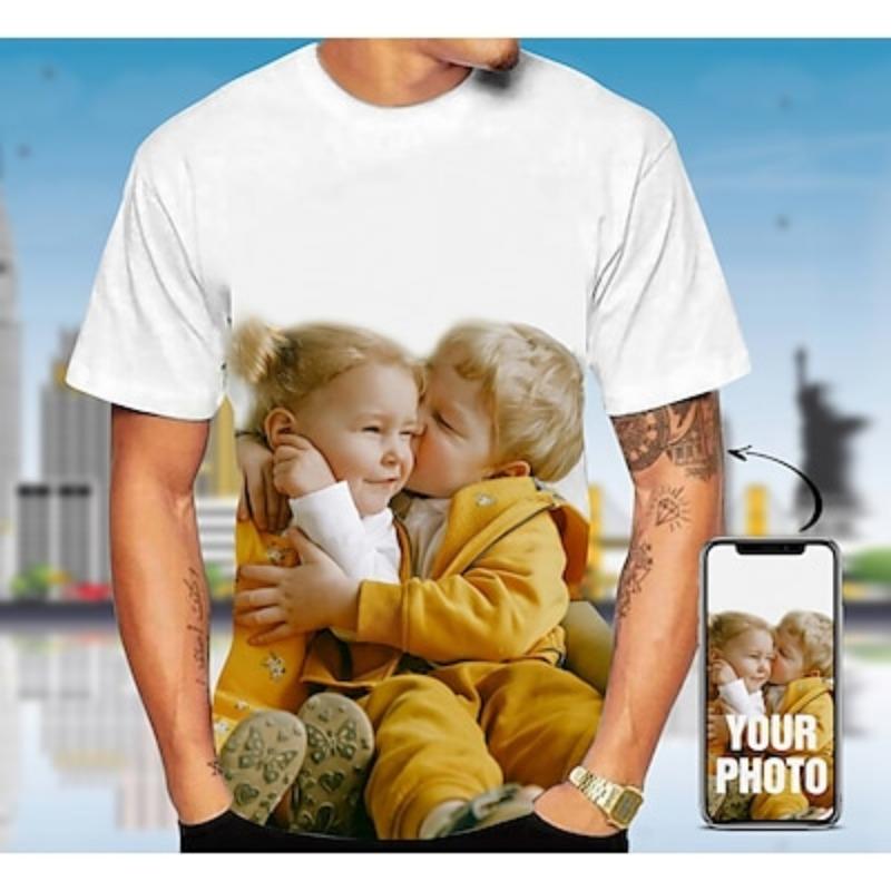 

Men s T Shirt Custom Print 3D Print Outdoor Street Short Sleeve Clothing Apparel Sports Fashion Sportswear Casual Tee 5XL