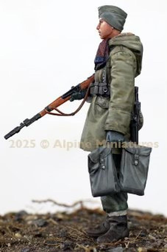 Alpine Miniatures 1/35 Zweiter Weltkrieg Deutscher Waffen-SS Panzergrenadier mit Granatwerfergewehr Resin-Bausatz AM35325 (Person)