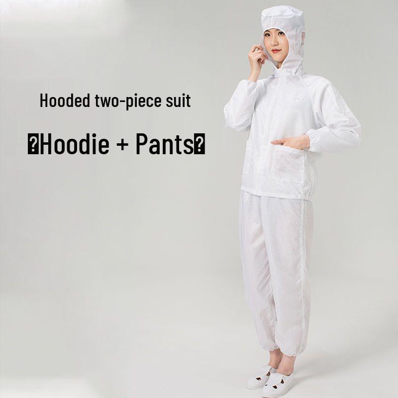 Unisex Schutzkleidung Staubdicht: Kapuzen-, Atmungsaktiv-, Antistatik-, Schmutzabweisend-, Waschbarer Spritzanzug