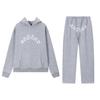 SP5der Spider Web Plus Velvet Hoodie & Sweatpants Set - Unisex Trendy Streetwear