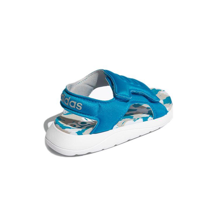 Adidas Neo Comfort Sandals Space Leather Learning Shoes Baby Shoes Blue FY8861