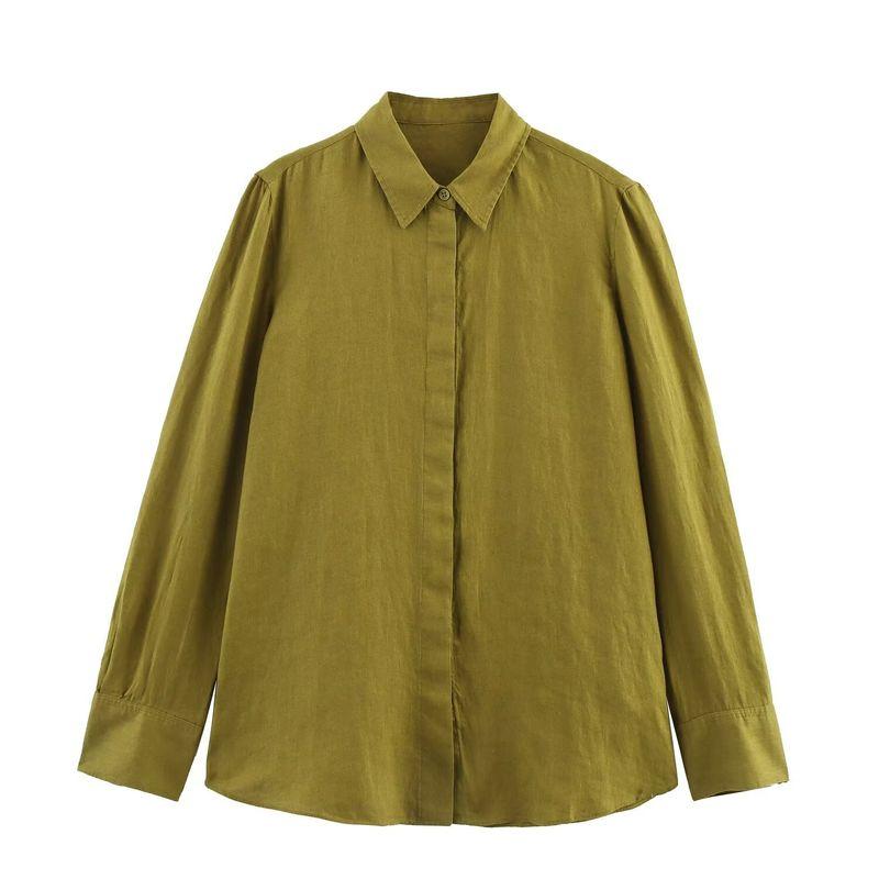 Araltay New Arrival Fashion Style Women's Clothing Fashion Linen Shirt Wide Leg Pants Suit 4786090 4786091