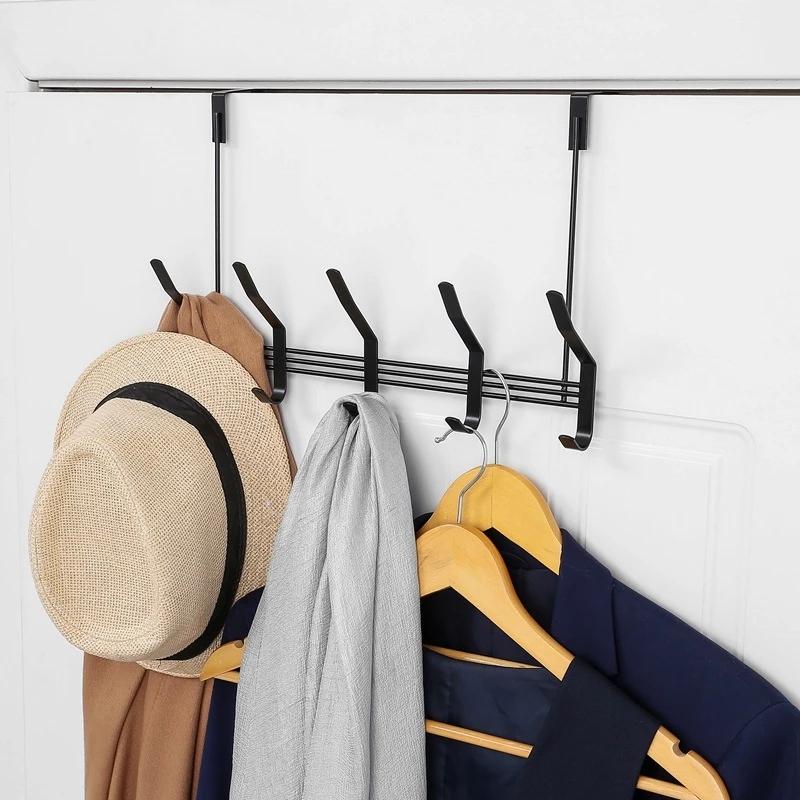 Factory Price Towel Hooks Hanger on Door Hanging Hook Clothes Coats Rack Kitchen Hat Bags Holder Wall Towel Shelf for Bathroom
