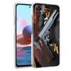 Handgun Gun BUllets Transparent Phone Case for Redmi 10c Note 11 11T 8A 9A 9C 8 9 10 K40 Plus 12 Pro 4G Soft Cover Shell Capas