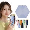 Prv Mini Folding Smartphone Size Sun and Rain Super UV Heat Shielding Foldable with Cover [Ultra Umbrella, 17cm] (106cm/236g) Umbrella,