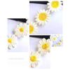 Bright Embroidered Headwear Decor Handmade DIY Craft Daisy Lace Trim Sewing Supplies Ribbon