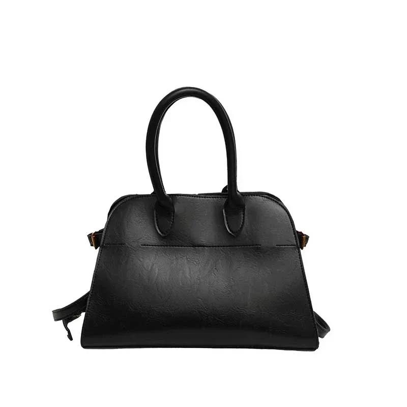 Large capacity feminine bag casual retro crossbody bag high-quality niche premium bag new