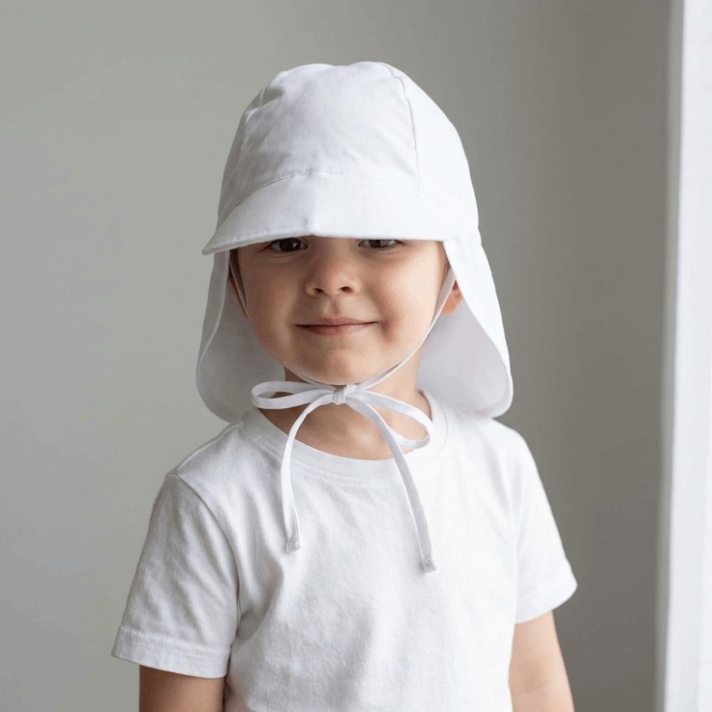 Panama Cap Breathable Bucket Hat Solid Color Children's Visor Hat Solid Color Sunshade Hat Boy