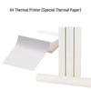 A4 Foldable Thermal Paper 210x297mm Roll - Adhesive Barcode & Error-Free Printing Paper