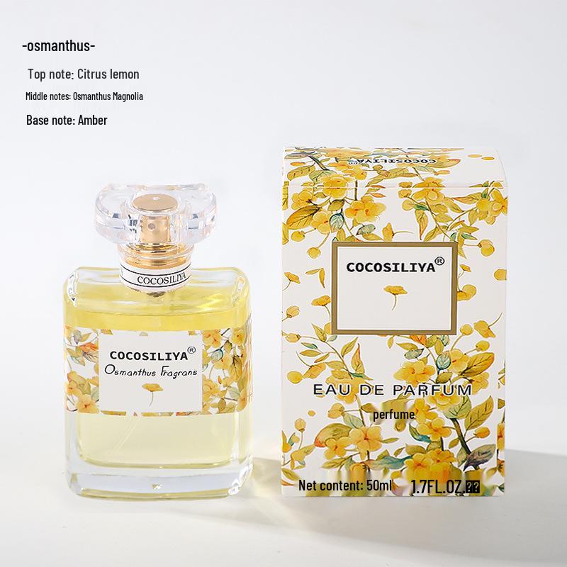 COCOSILIYA Women's Floral Perfume - Osmanthus, Rose, Lavender, Gardenia - Fresh Eau de Toilette, 50ml