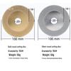 Titanium & Nickel Plated Diamond Cutting Disc for Ceramic, Jade, and Glass - Seam & Grout Cleaning Blade