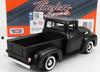 MotorMax 1/24 Scale American Car Diecast Model Car Ford F-100 Pumpkin Pickup Truck 1955 (Matte Black) [Parallel Import]