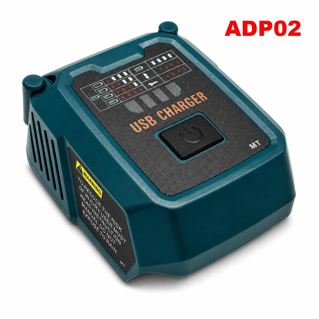 NEW Upgraded 111W Fast Charging Station for Makita 18V Battery Portable Power Inverter with USB Type-C Port Charging(Tool Only)