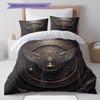 Magictools Pattern Bedding Quilt Set Quilt Cover Pillowcase Home Decoration Birthday Gift (1 * duvet cover + 2 * pillowcase, without core)