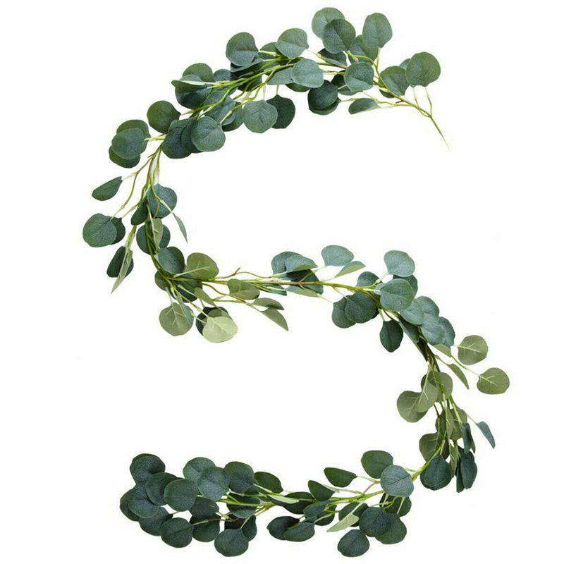 

Элегантная 2-метровая искусственная гирлянда из эвкалипта для винтажного рустикального домашнего декора и мероприятий